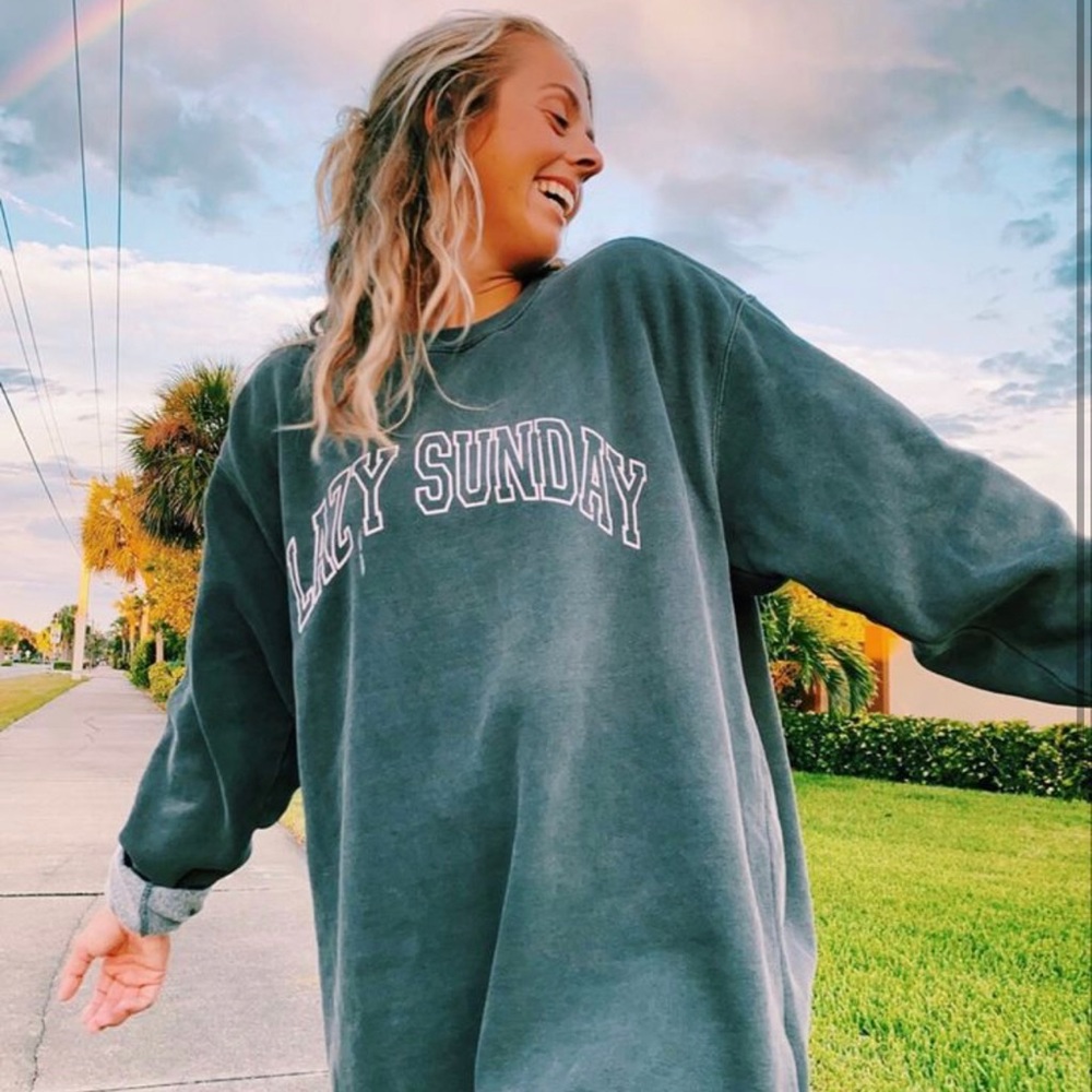 Lazy Sunday Crew Neck